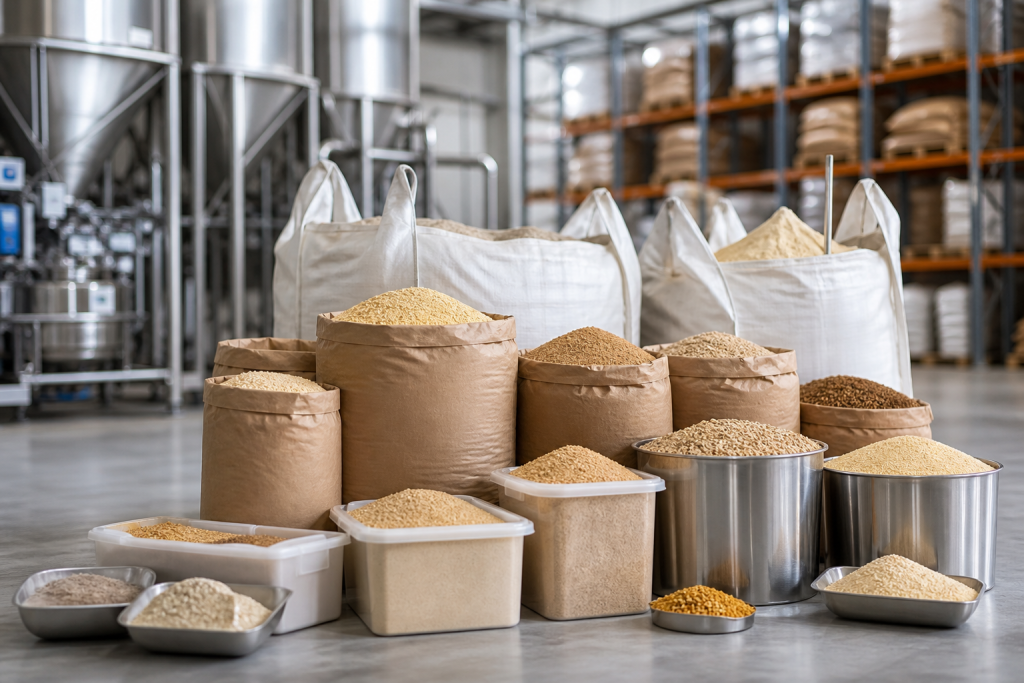 Coprodutos agroindustriais em armazenamento