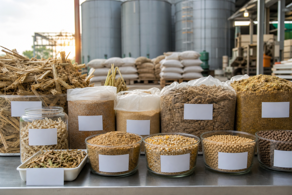 Coprodutos agroindustriais em ambiente de armazenamento